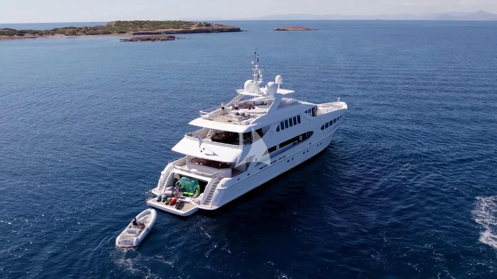 a boat in the water aboard BENIK Yacht for Charter