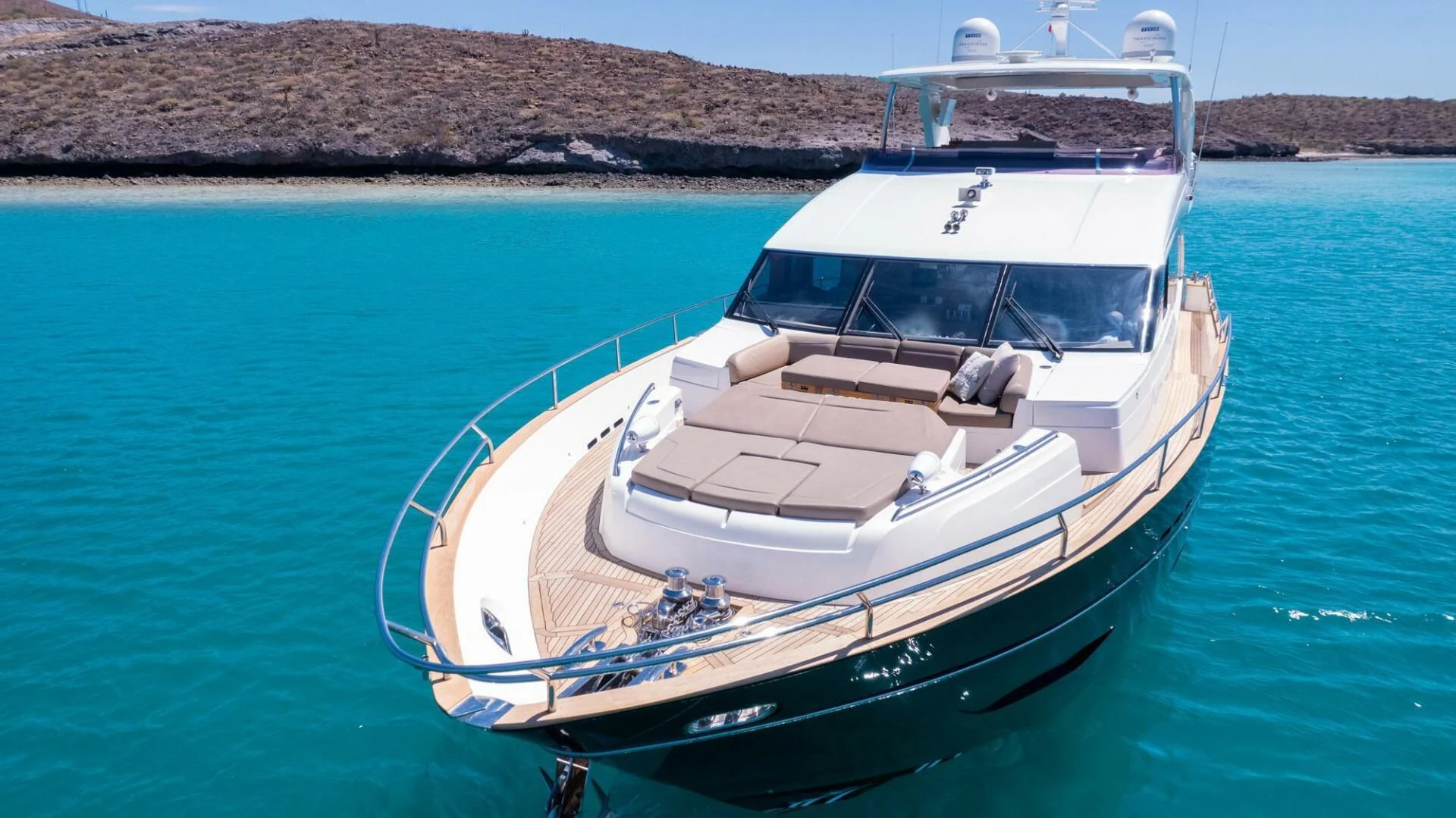 a boat in the water aboard MOIRA CINCO Yacht for Sale