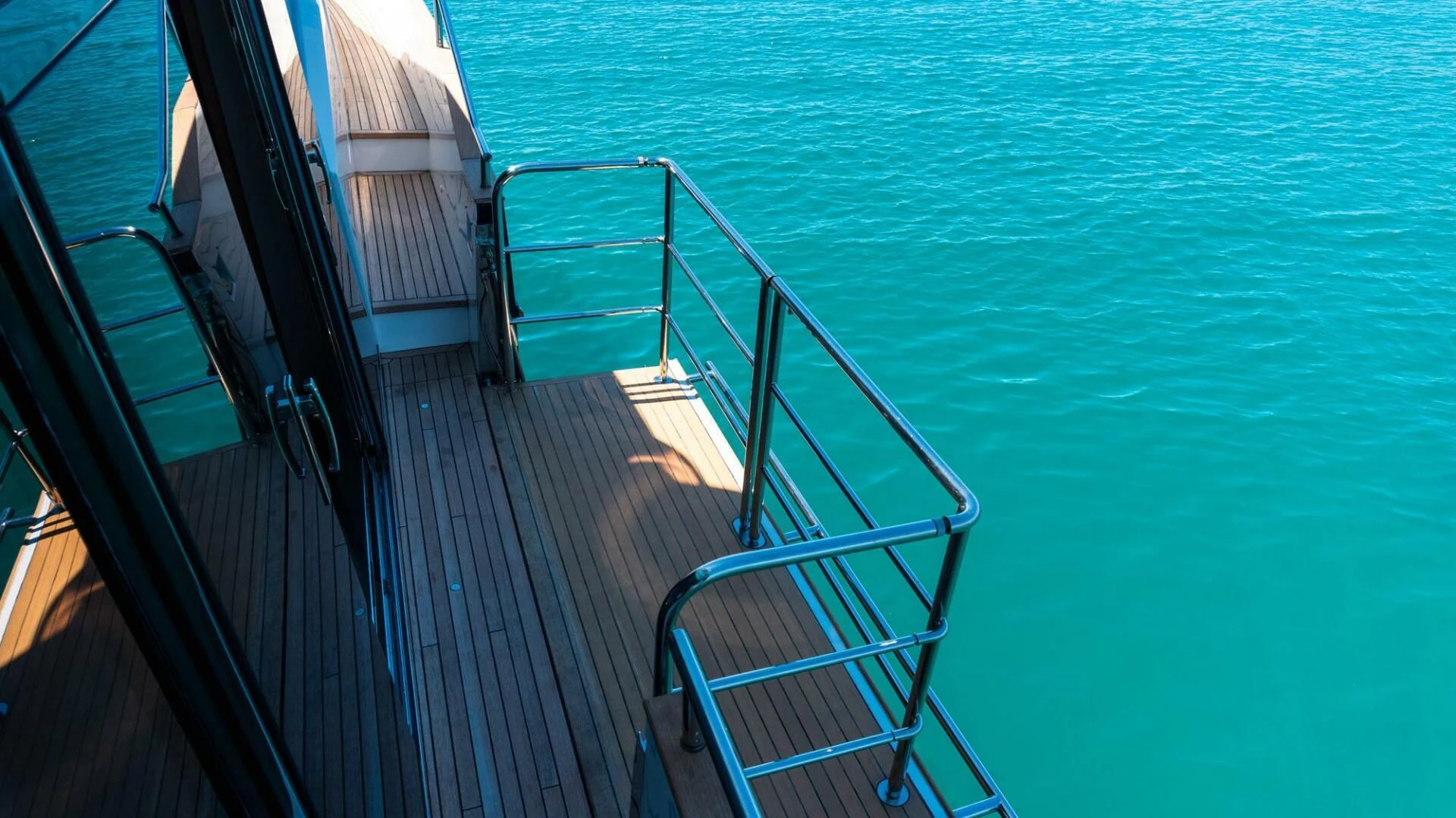 a boat on the water aboard MOIRA CINCO Yacht for Sale