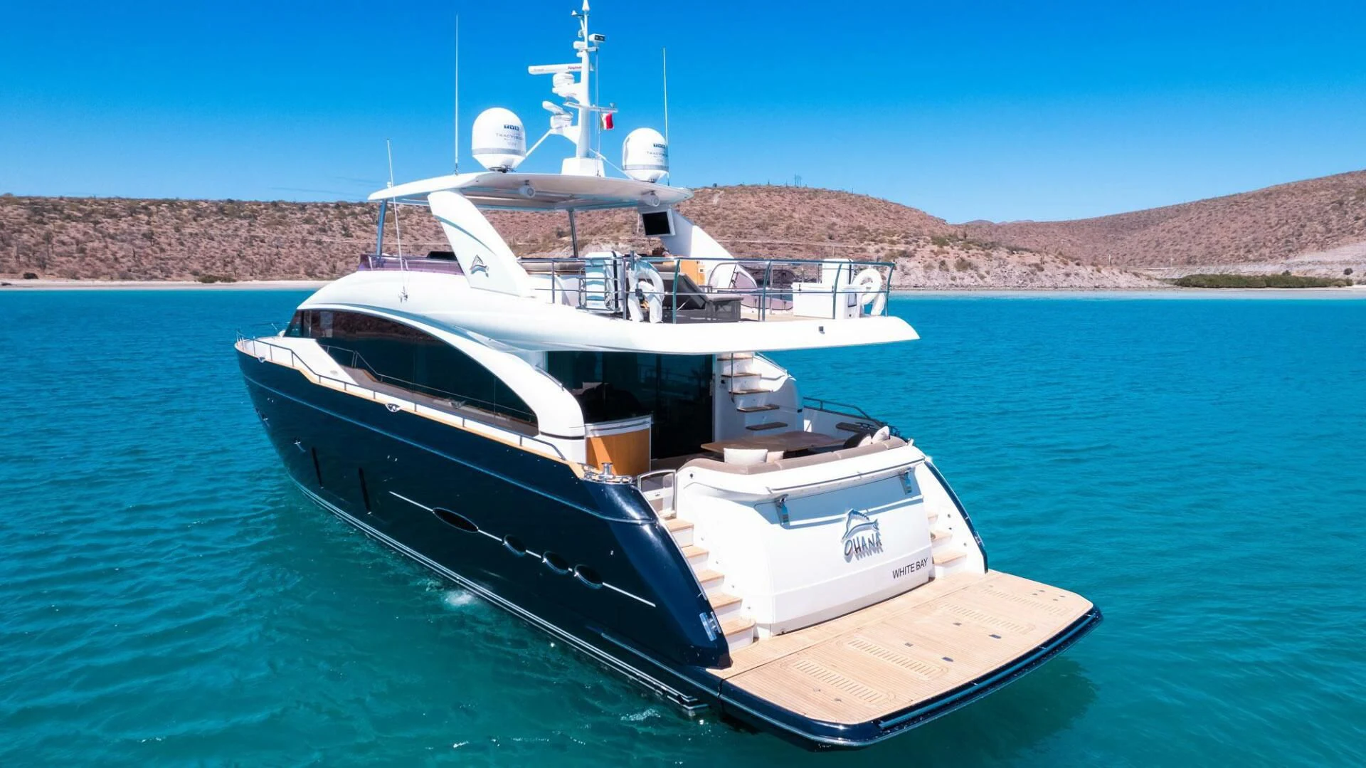 a boat on the water aboard MOIRA CINCO Yacht for Sale