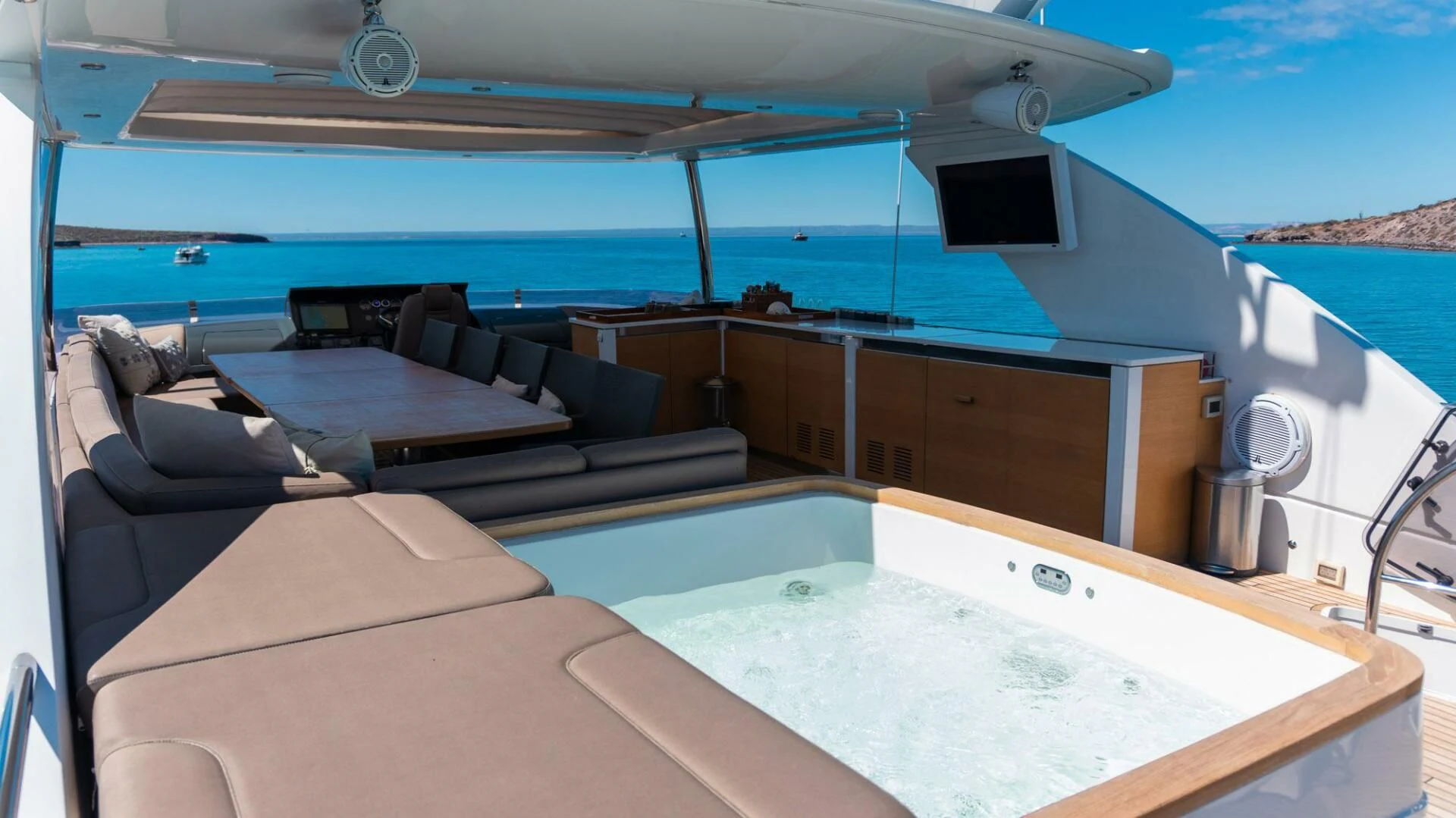 a boat on the water aboard MOIRA CINCO Yacht for Sale