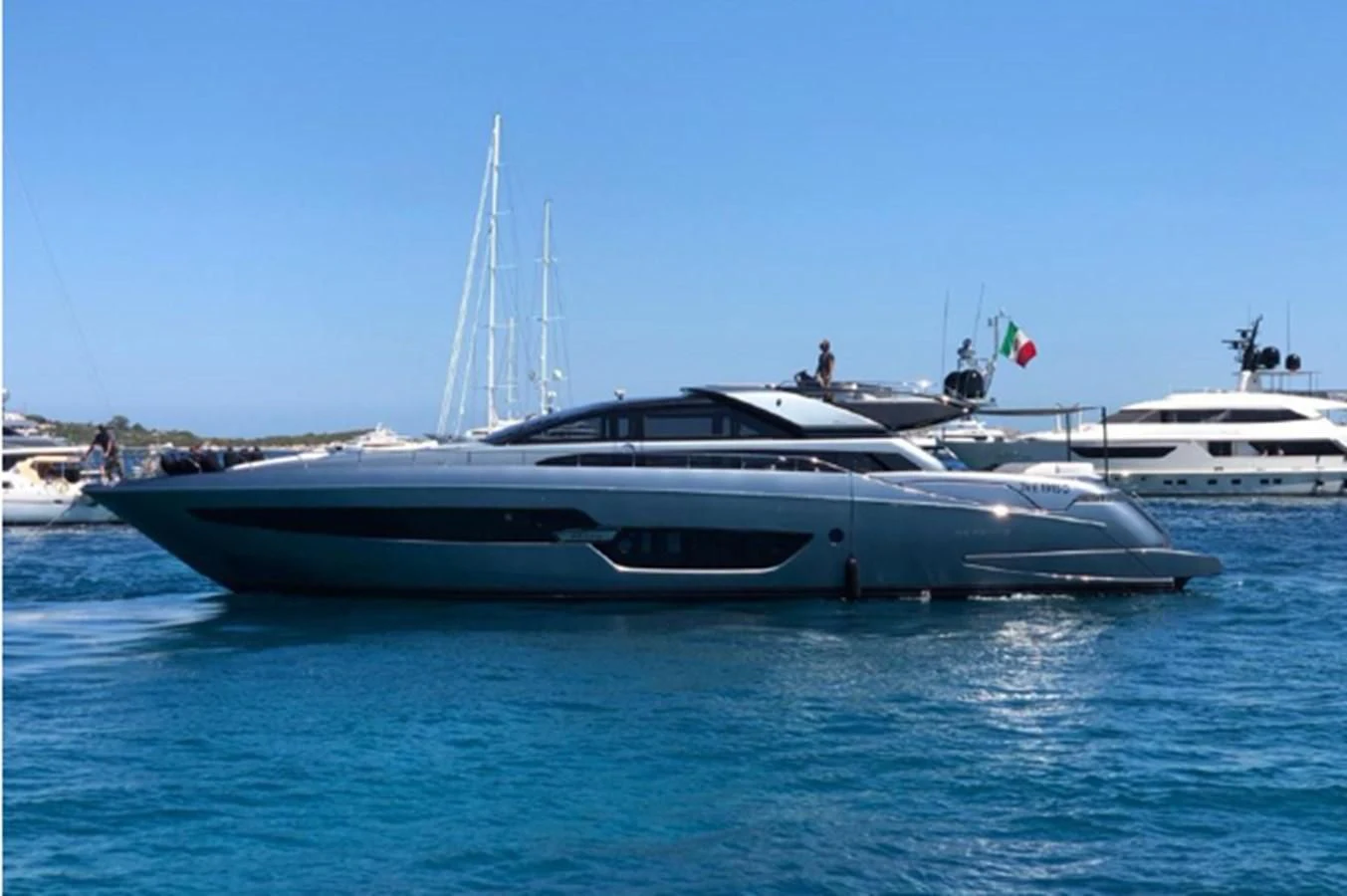 a boat in the water aboard MOIRA CINCO Yacht for Sale