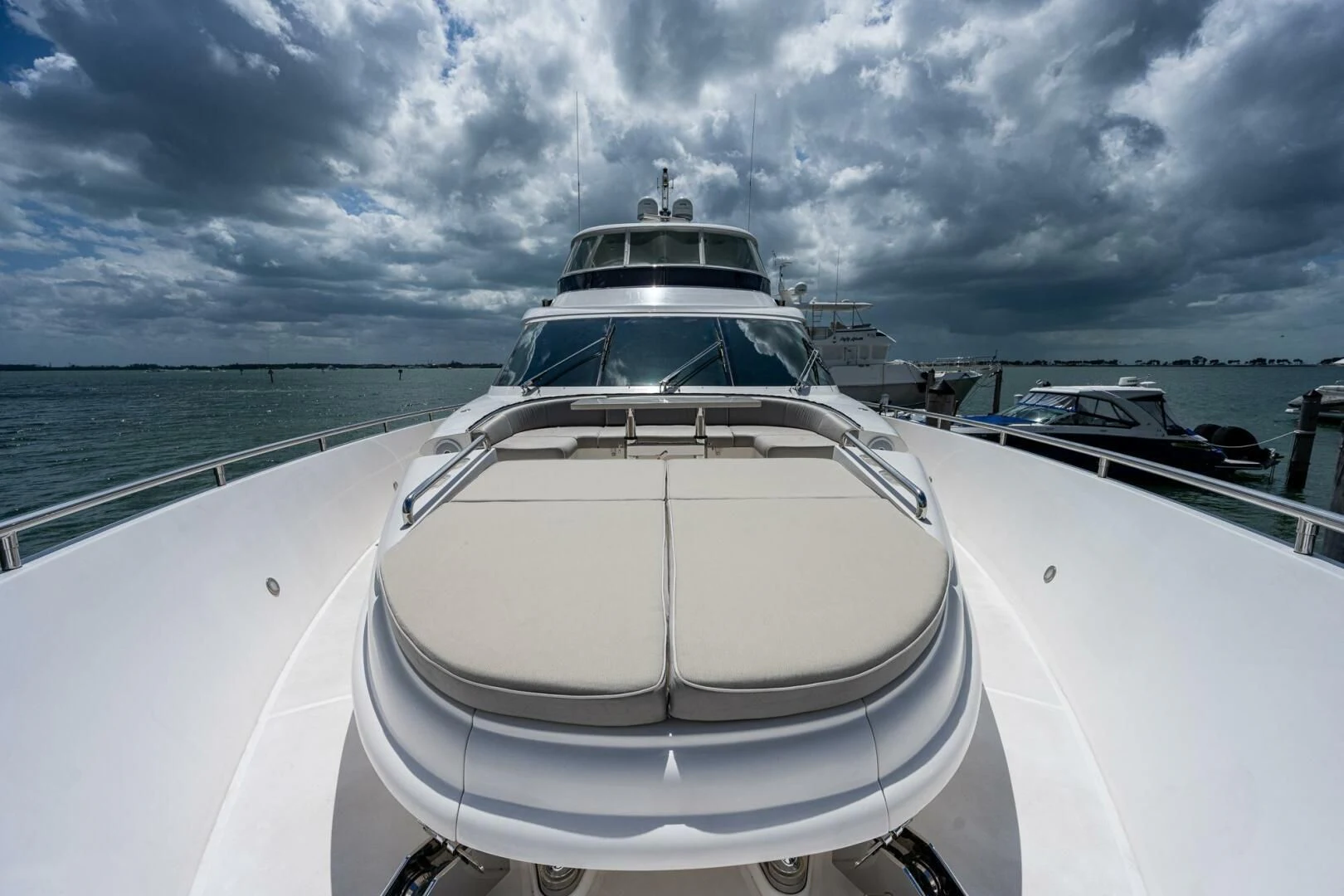 a boat on the water aboard MOIRA CINCO Yacht for Sale
