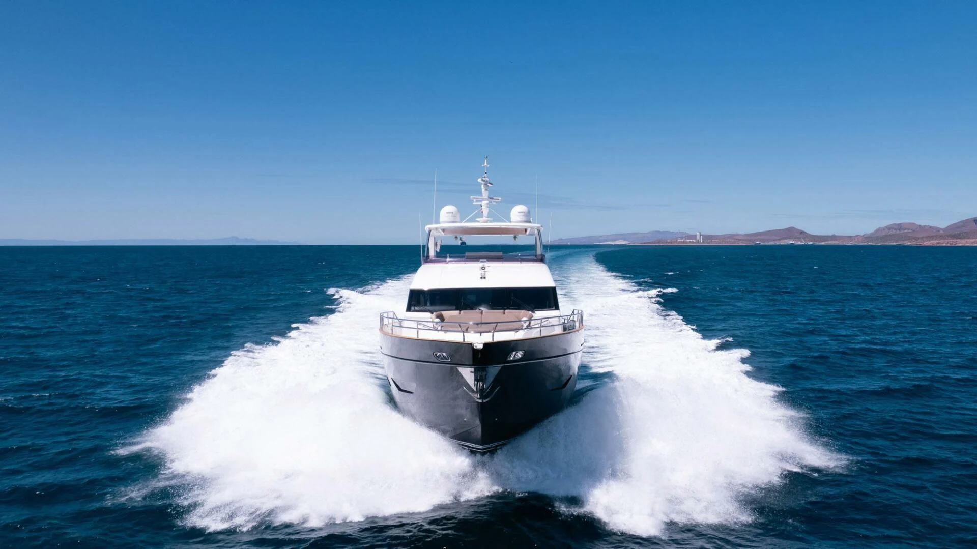 a boat on the water aboard MOIRA CINCO Yacht for Sale