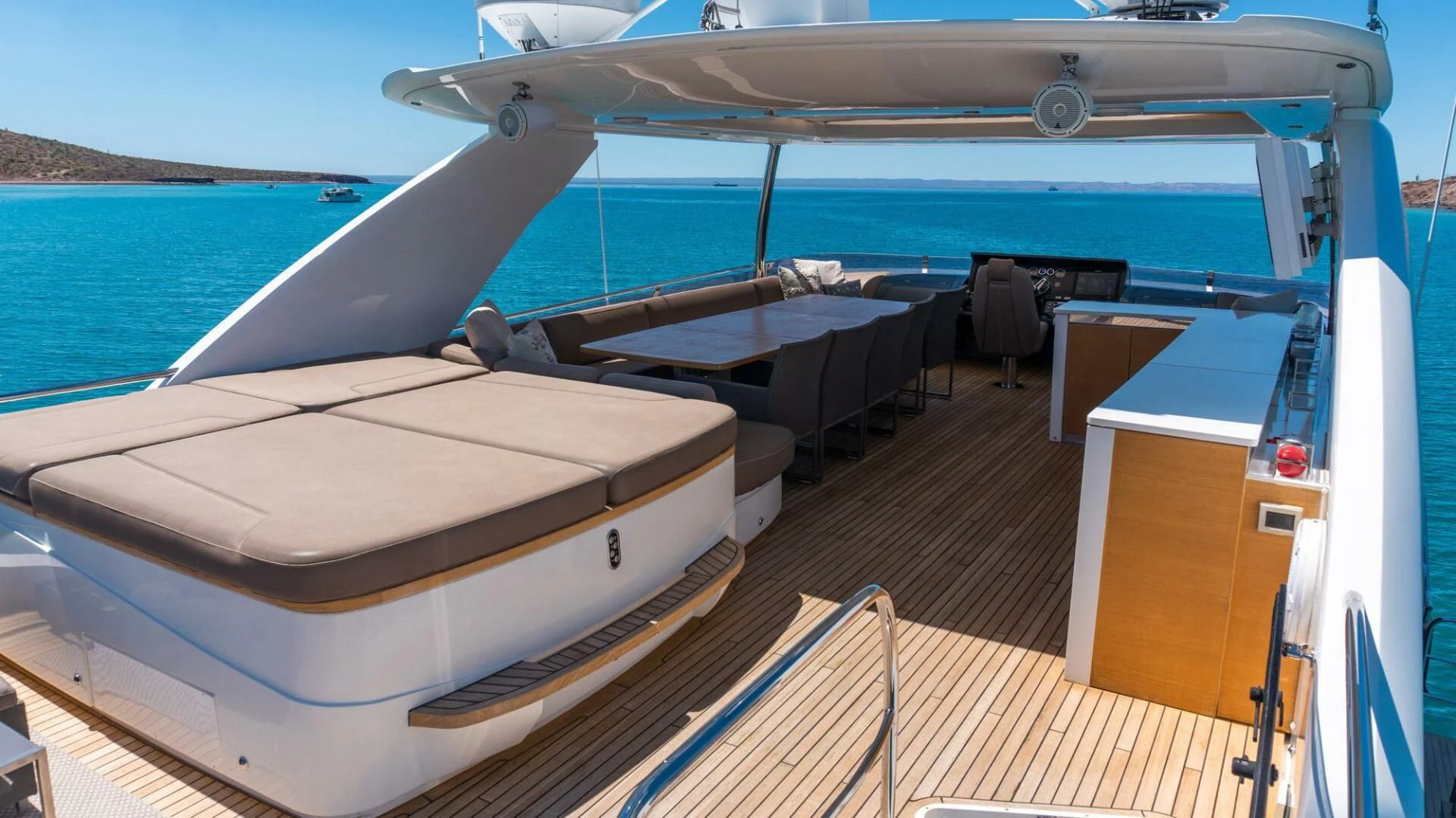 a boat on the water aboard MOIRA CINCO Yacht for Sale