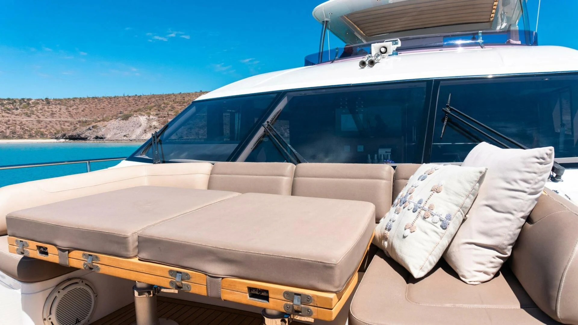 a boat on a trailer aboard MOIRA CINCO Yacht for Sale