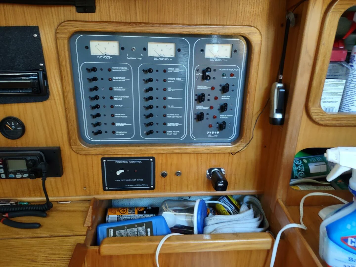 a close-up of a computer aboard ILLUSION XI Yacht for Sale