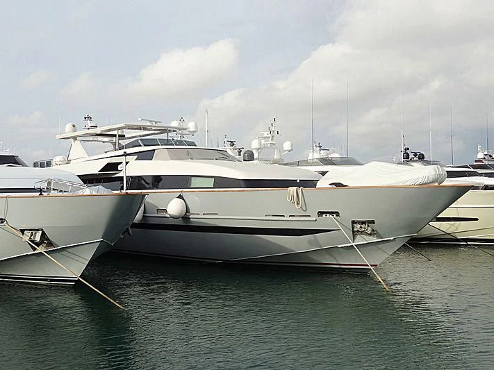 a couple of boats sit in the water aboard ILLUSION XI Yacht for Sale
