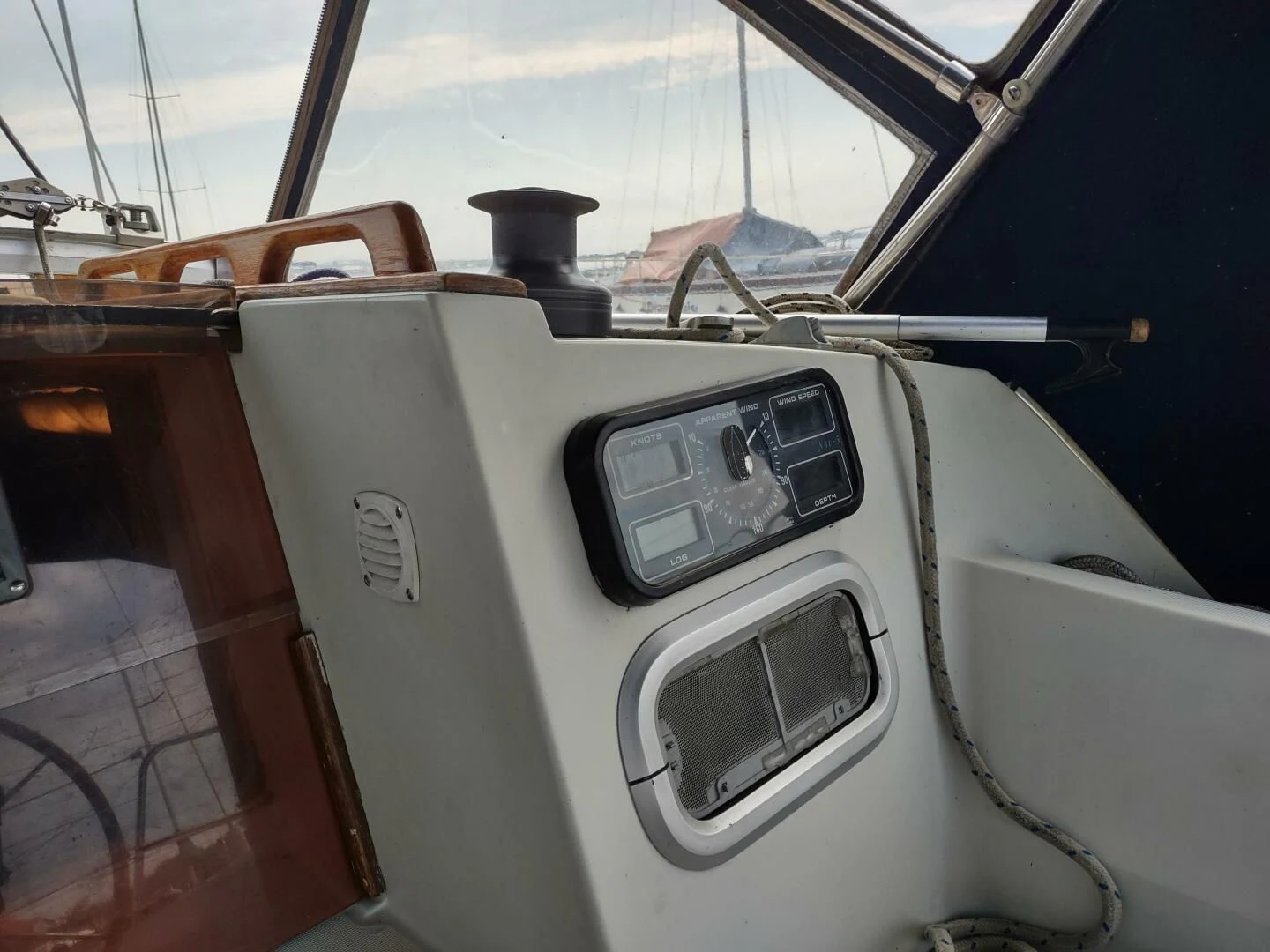 the front of a car aboard ILLUSION XI Yacht for Sale