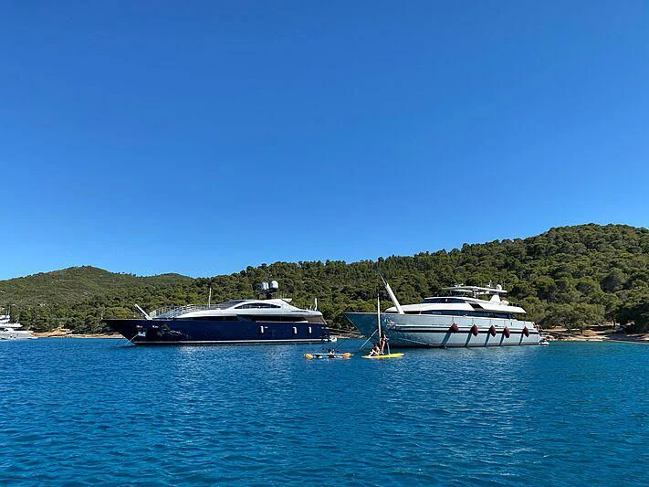 boats in the water aboard ILLUSION XI Yacht for Sale