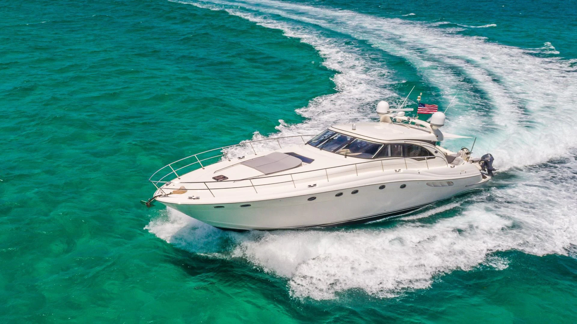 a boat on the water aboard XANADU Yacht for Sale