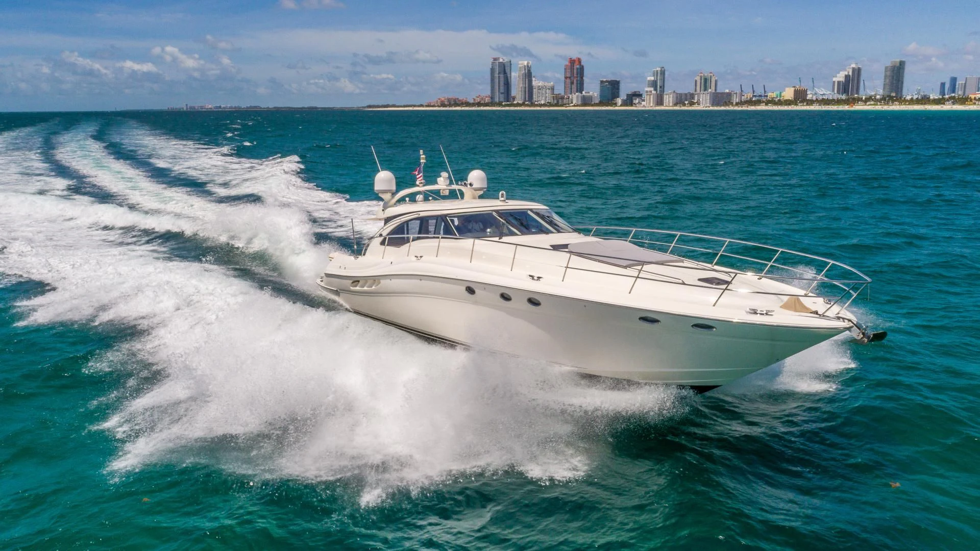 a boat on the water aboard XANADU Yacht for Sale