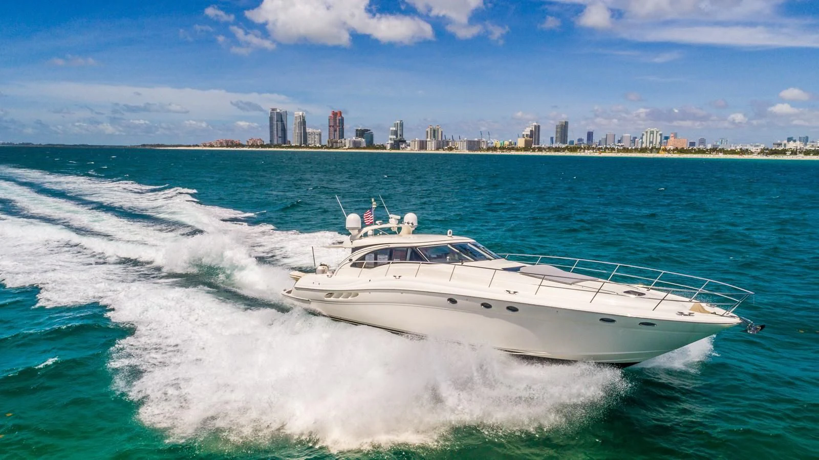 a boat on the water aboard XANADU Yacht for Sale