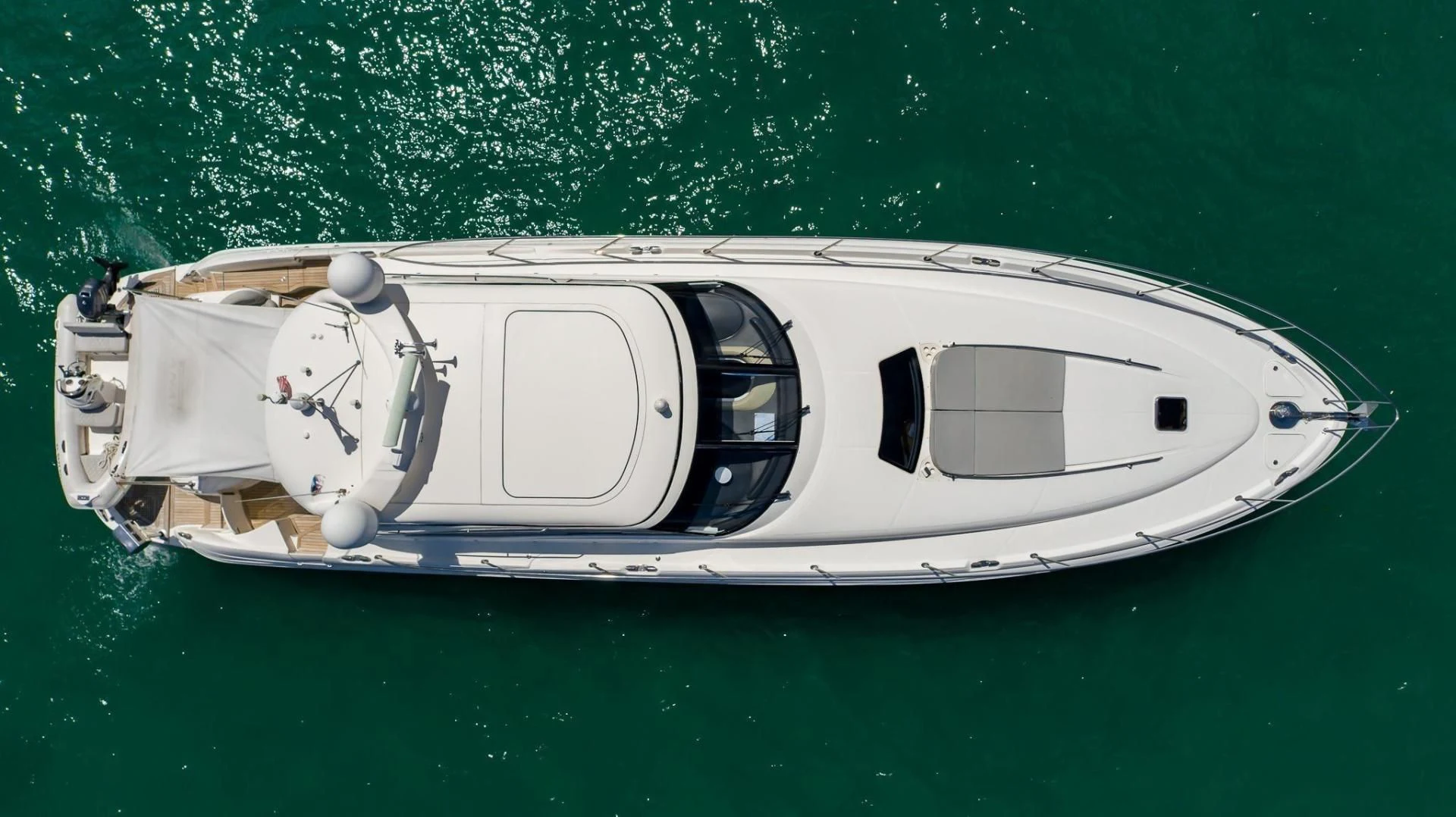 a boat on the water aboard XANADU Yacht for Sale