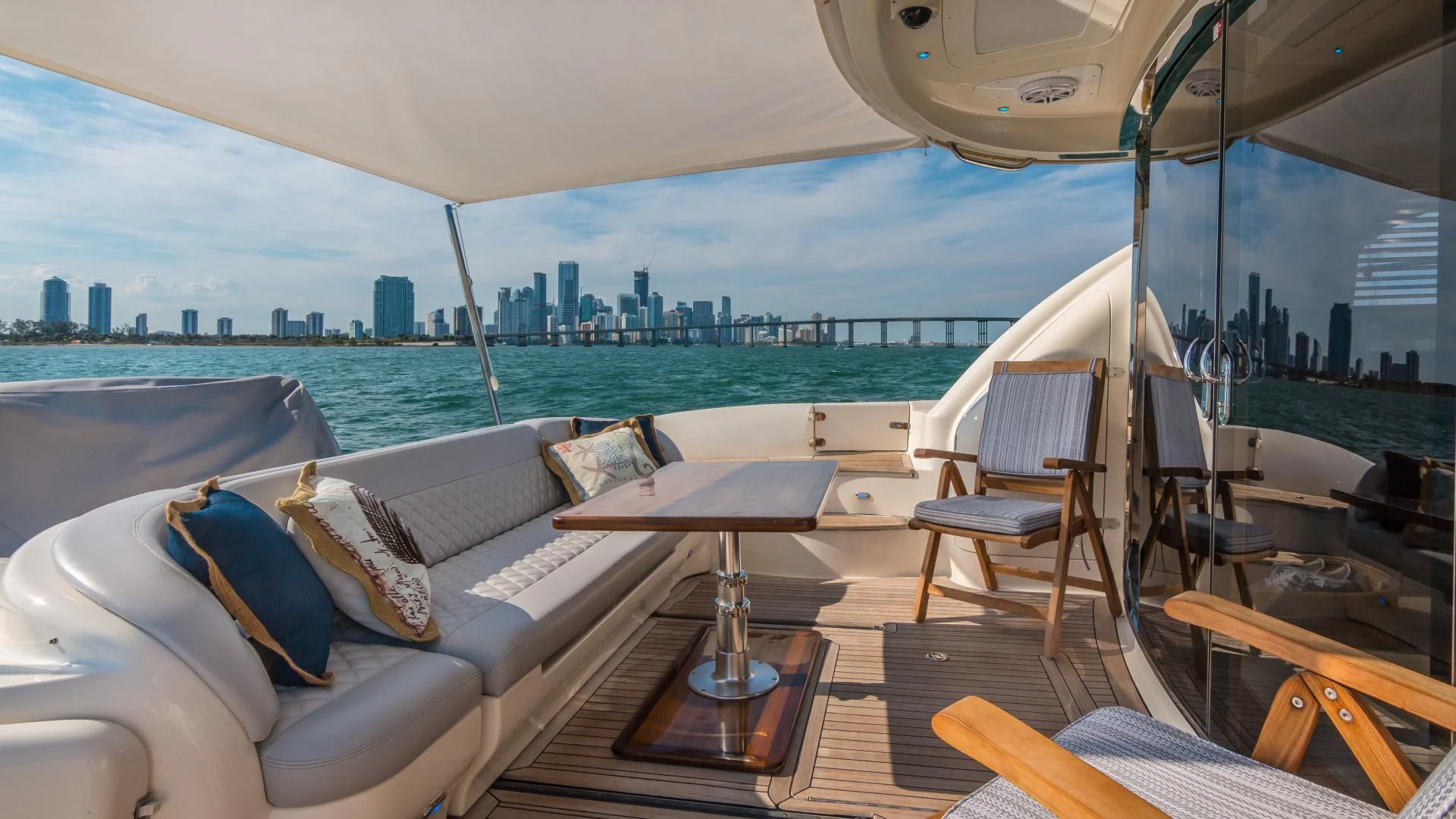 a boat on the water aboard XANADU Yacht for Sale
