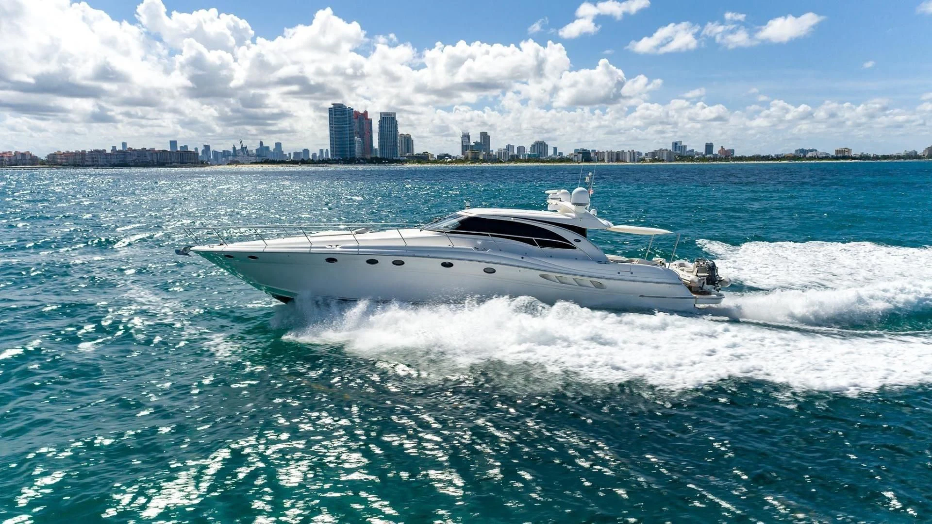 a boat in the water aboard XANADU Yacht for Sale