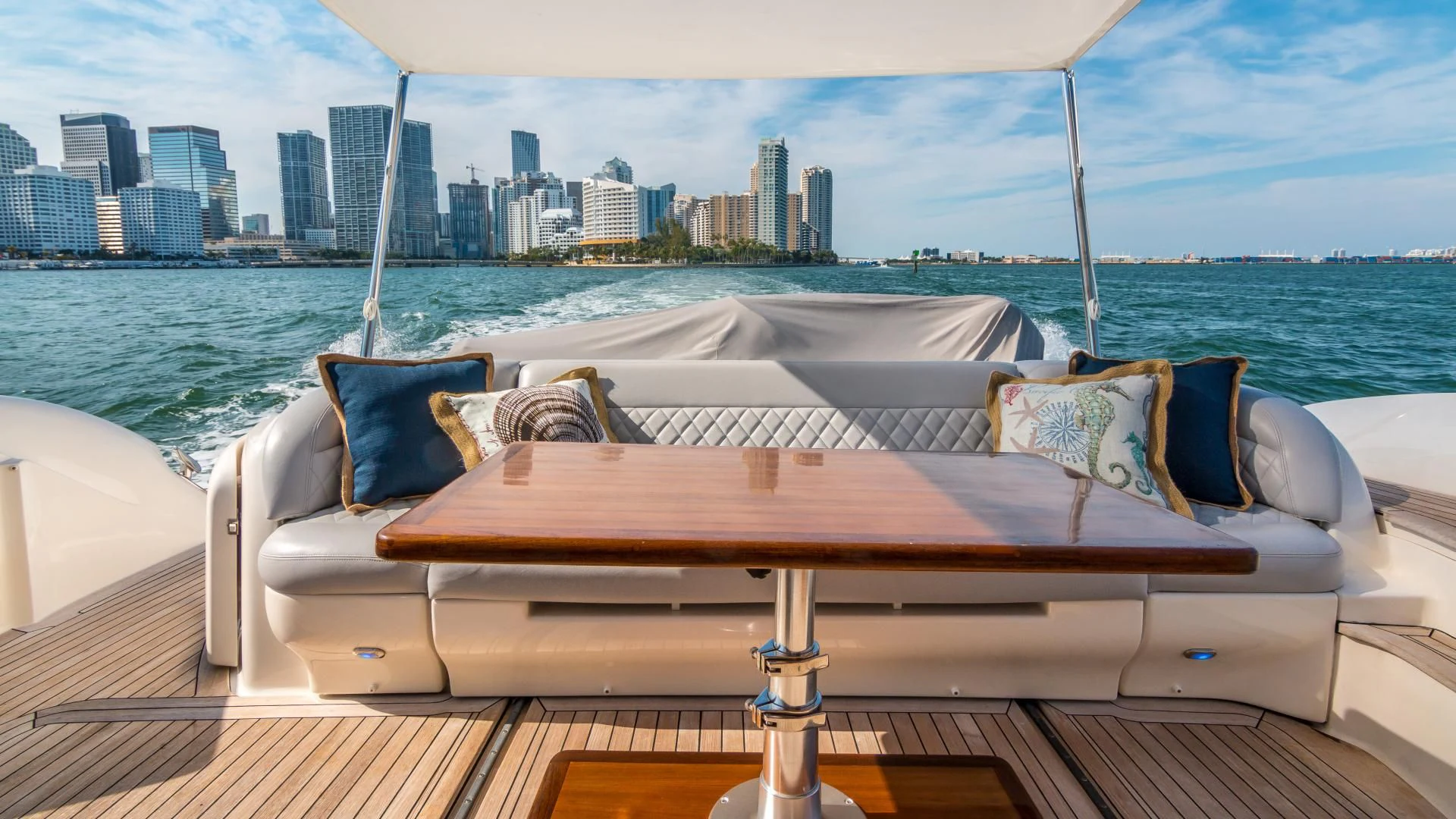 a boat on the water aboard XANADU Yacht for Sale