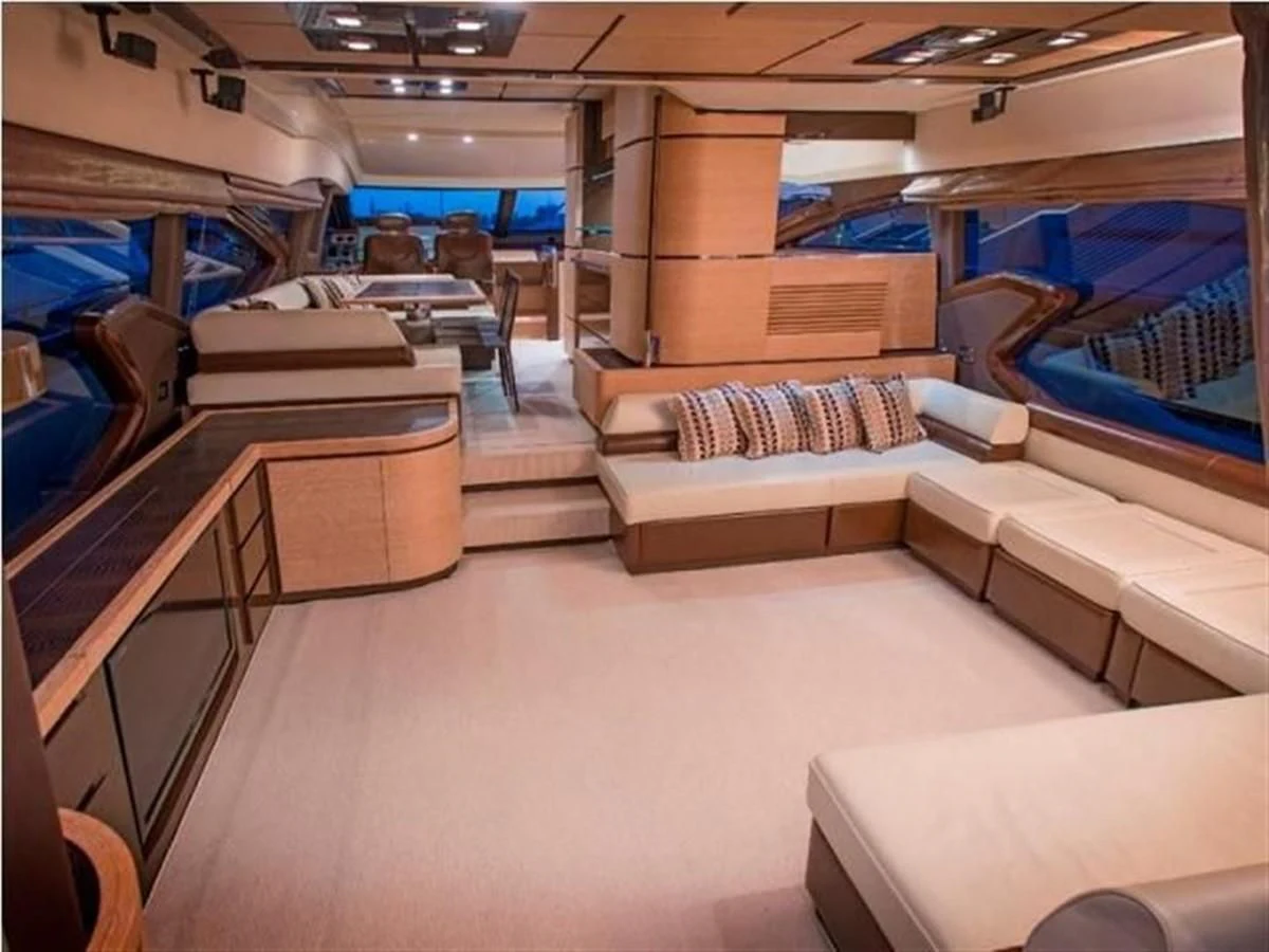 inside of a vehicle aboard RAMAYA Yacht for Sale