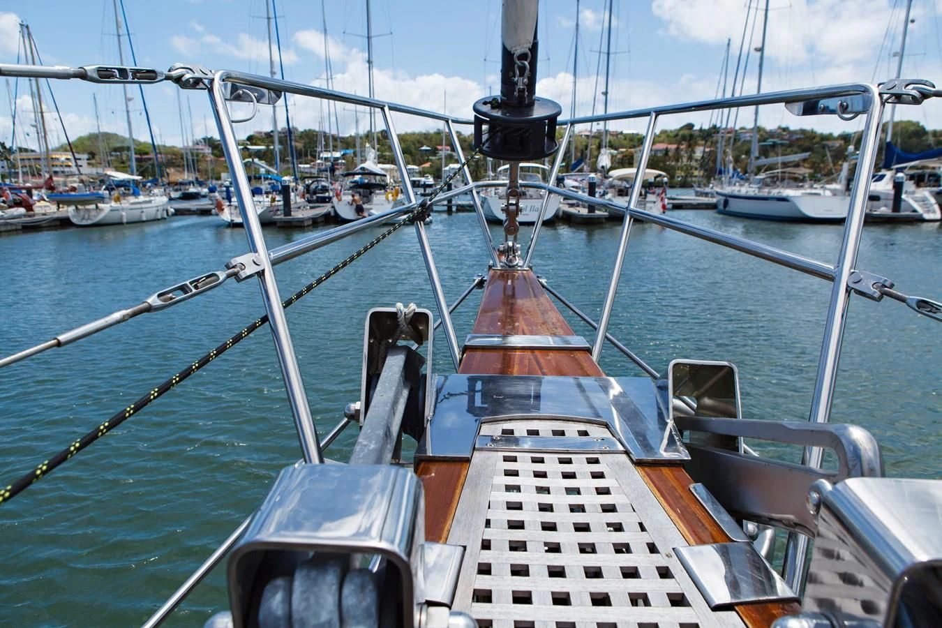 a boat in the water aboard COPIHUE Yacht for Sale