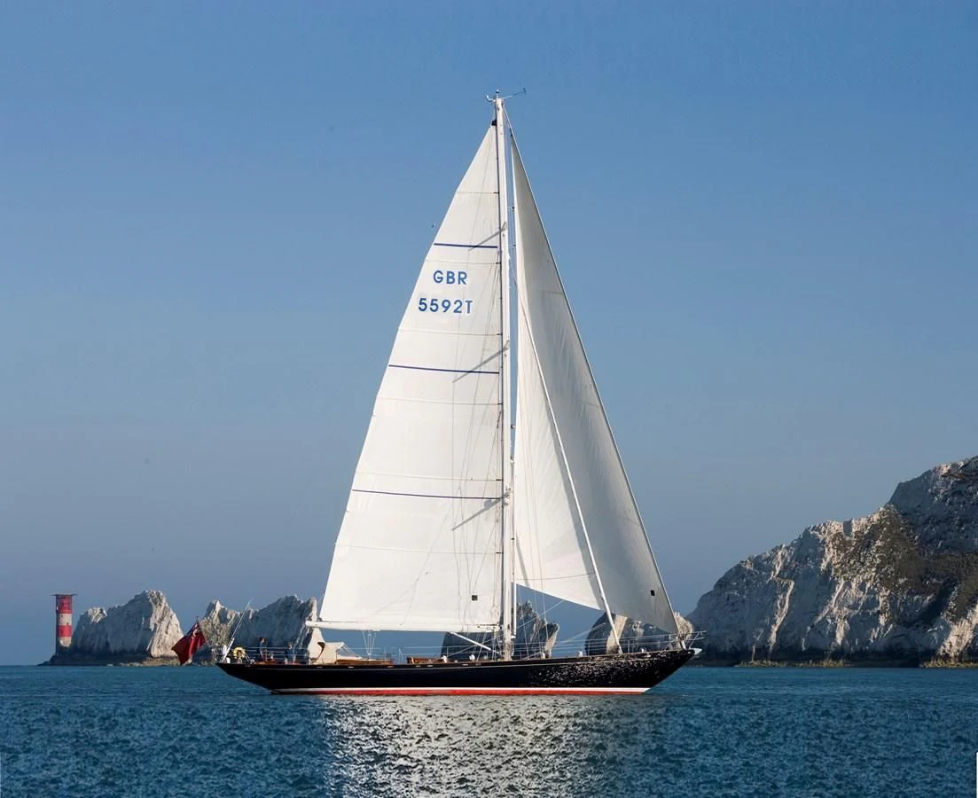 a sailboat on the water aboard COPIHUE Yacht for Sale