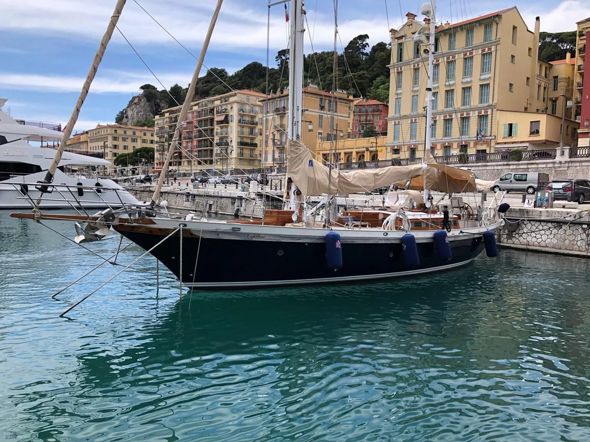 a boat in the water aboard COPIHUE Yacht for Sale