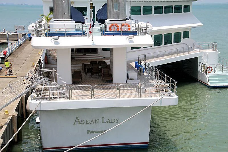 a boat on the water aboard ASEAN LADY Yacht for Sale