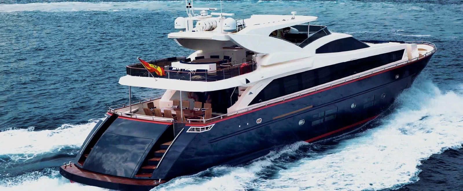 a boat on the water aboard B TWO Yacht for Sale