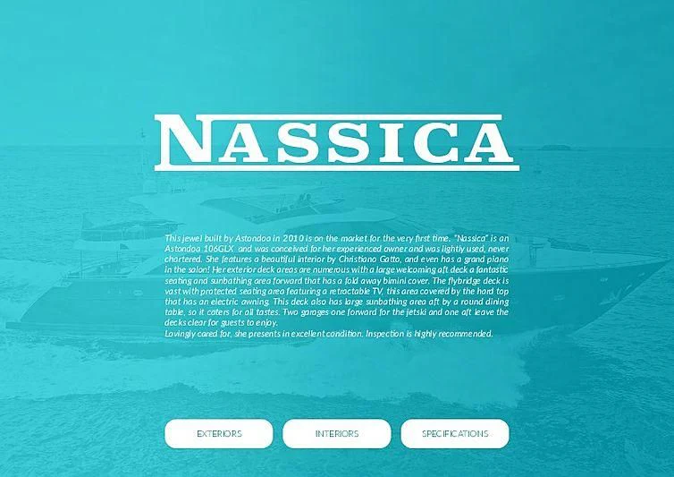 calendar aboard B TWO Yacht for Sale