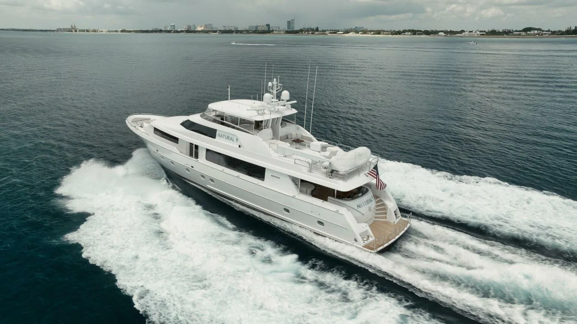 a boat on the water aboard SLEEPOVER Yacht for Sale