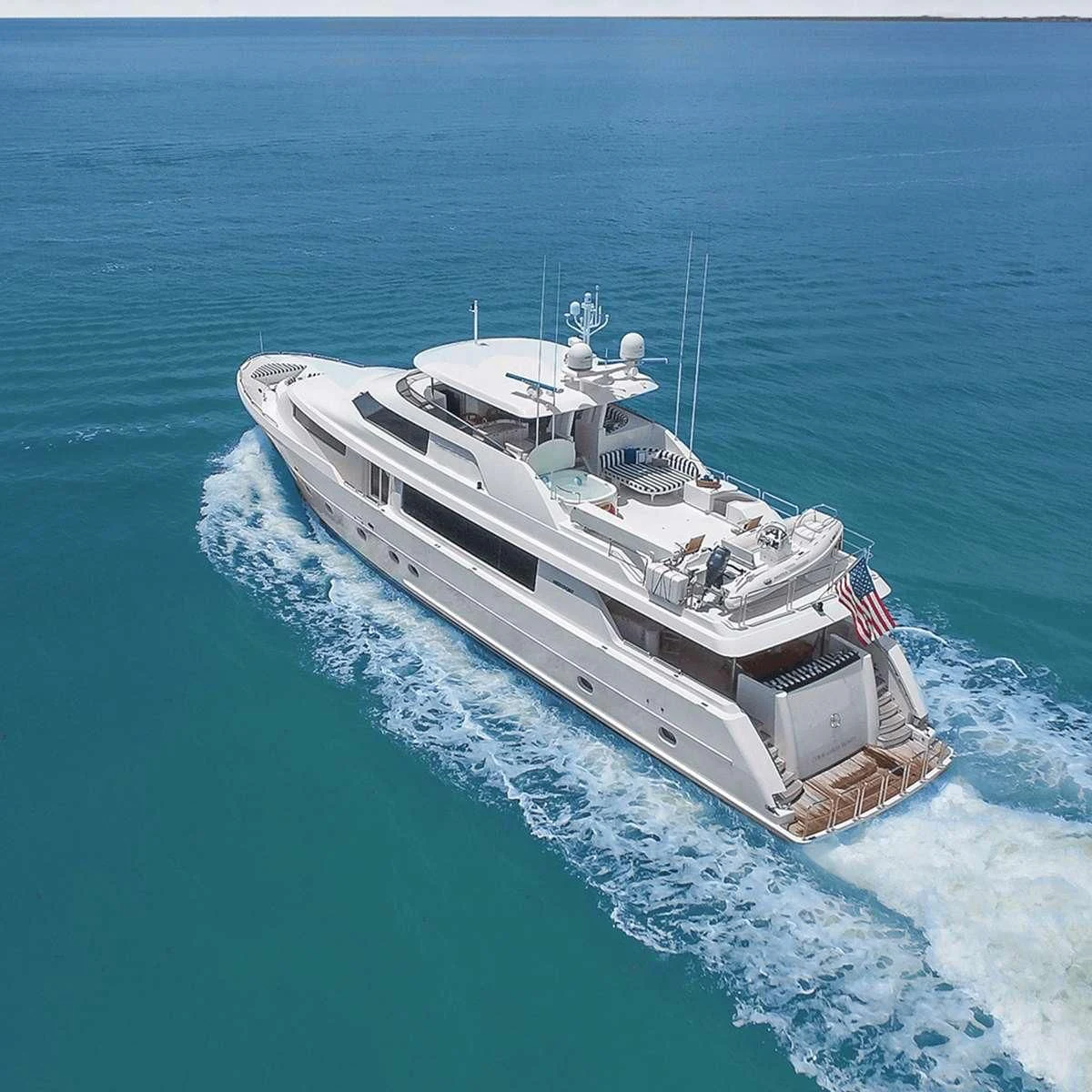 a ship in the water aboard SLEEPOVER Yacht for Sale