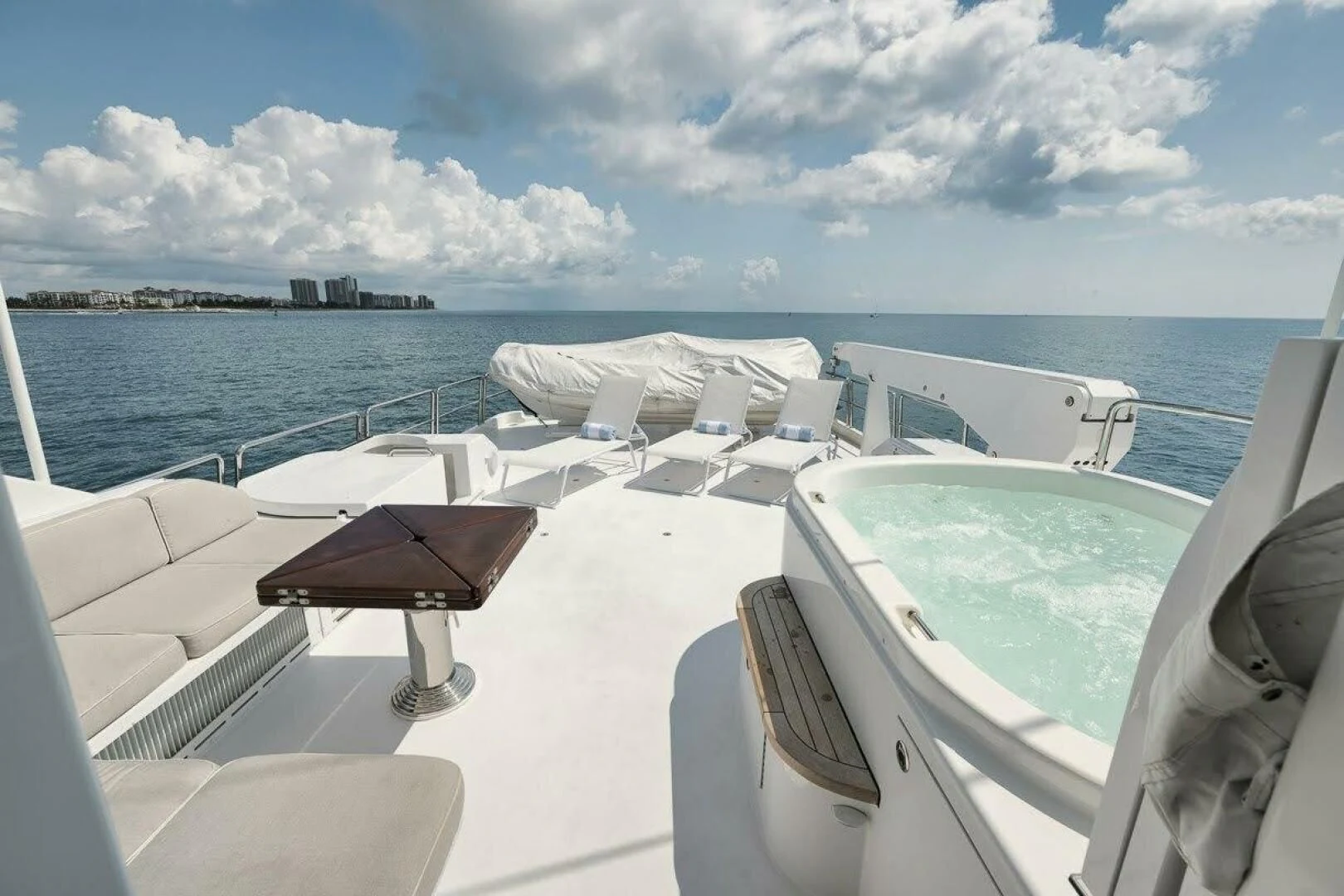 a boat on the water aboard SLEEPOVER Yacht for Sale