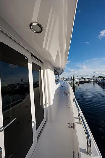 a boat with a view of the water and the sky aboard SLEEPOVER Yacht for Sale