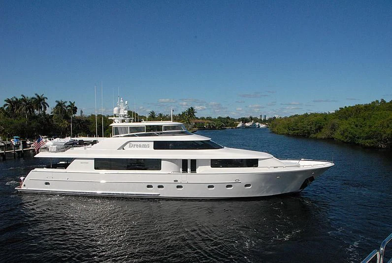a boat on the water aboard SLEEPOVER Yacht for Sale
