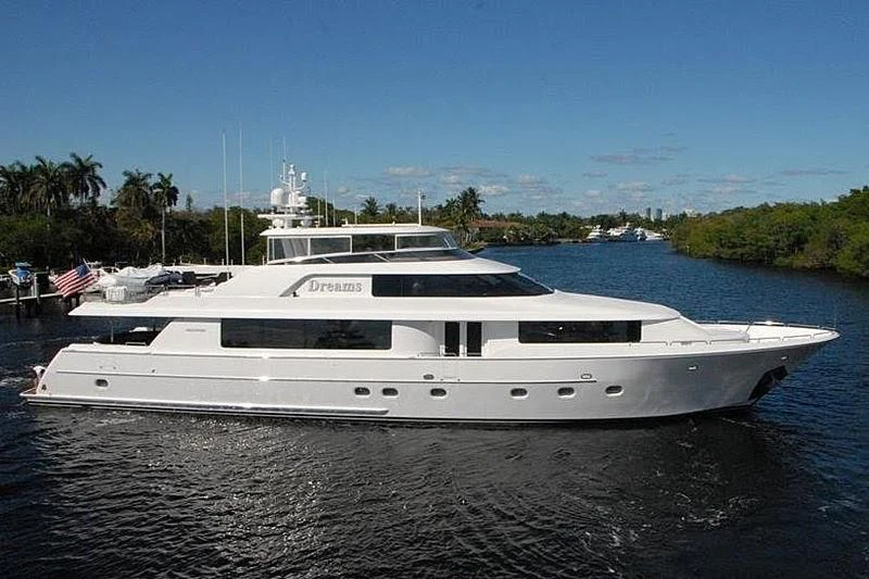 a boat on the water aboard SLEEPOVER Yacht for Sale