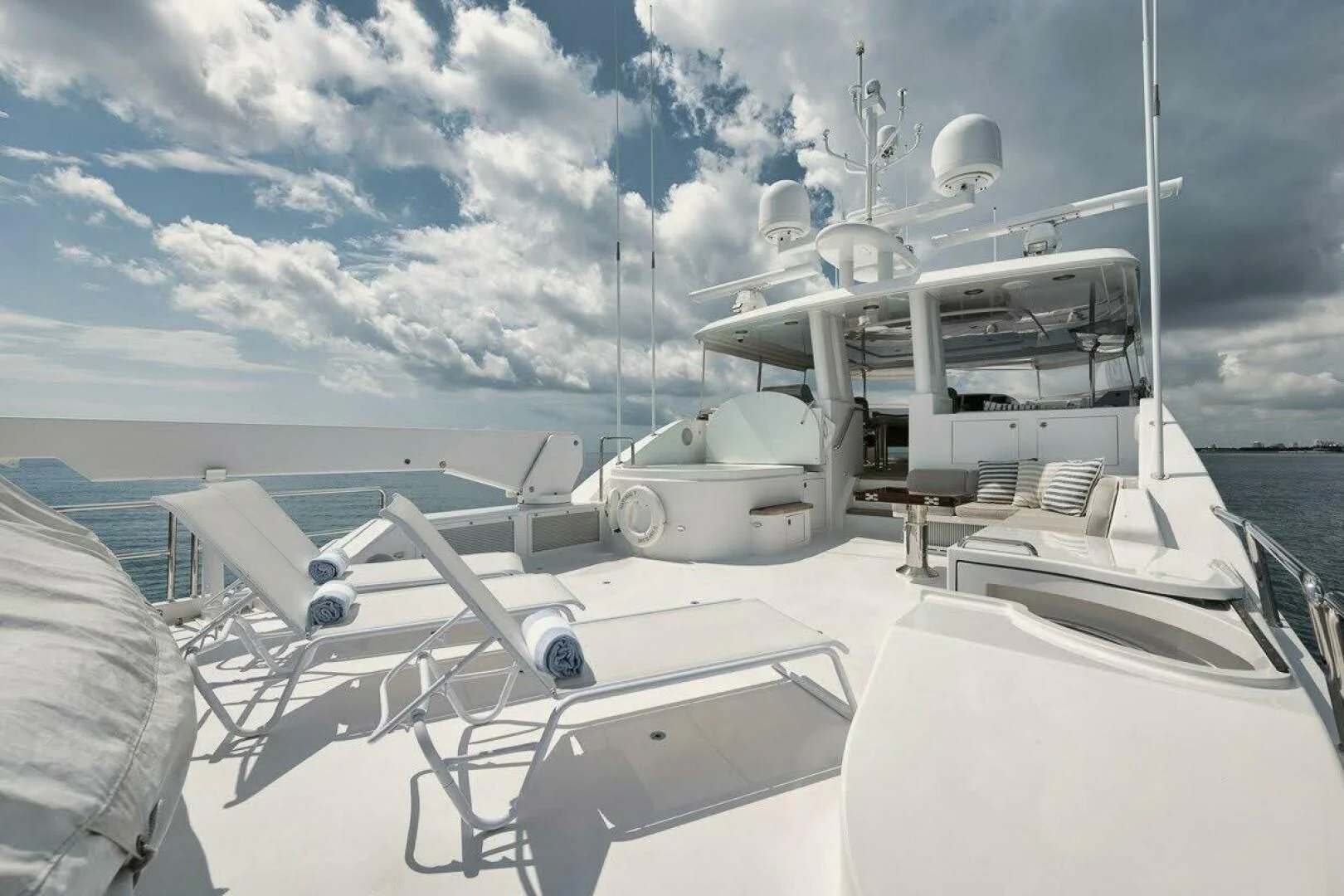 a boat on the water aboard SLEEPOVER Yacht for Sale
