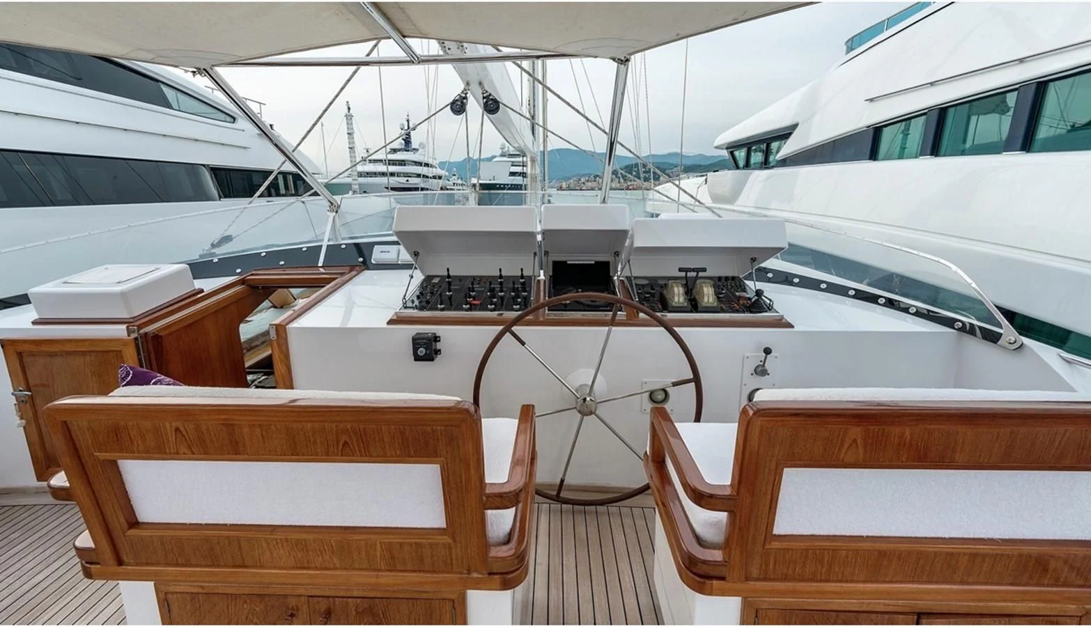 a boat on the water aboard TAMARITA Yacht for Sale