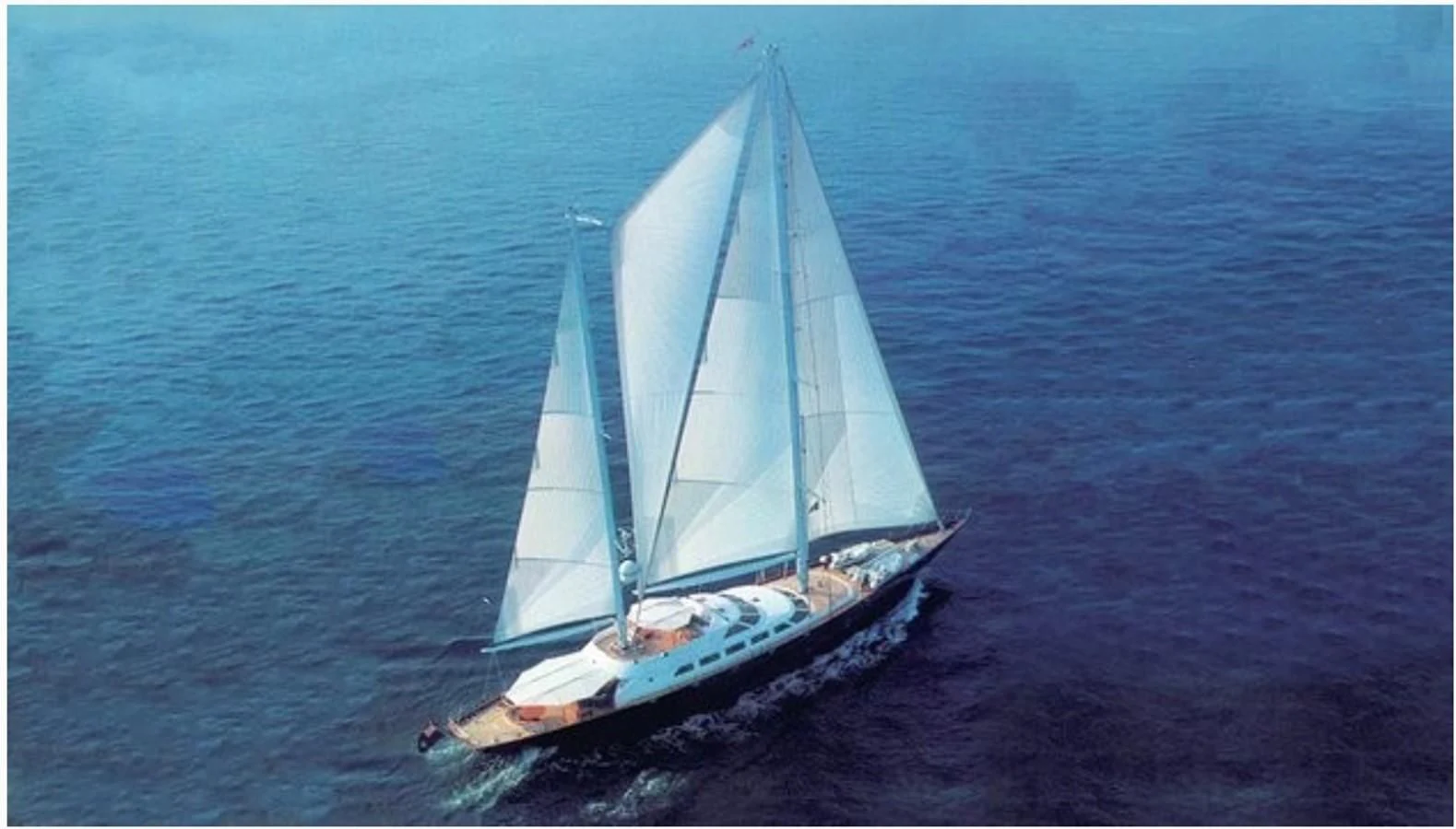 a sailboat on the water aboard TAMARITA Yacht for Sale