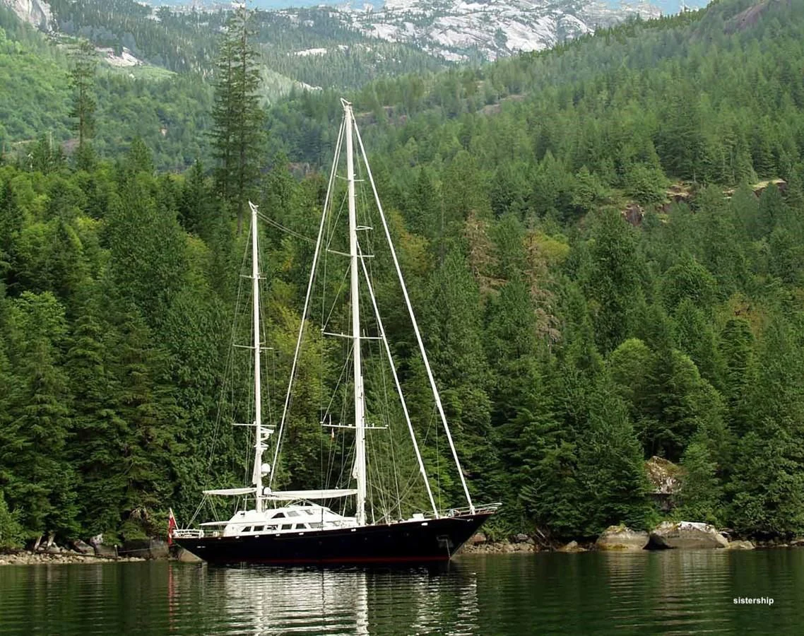 a boat on the water aboard TAMARITA Yacht for Sale