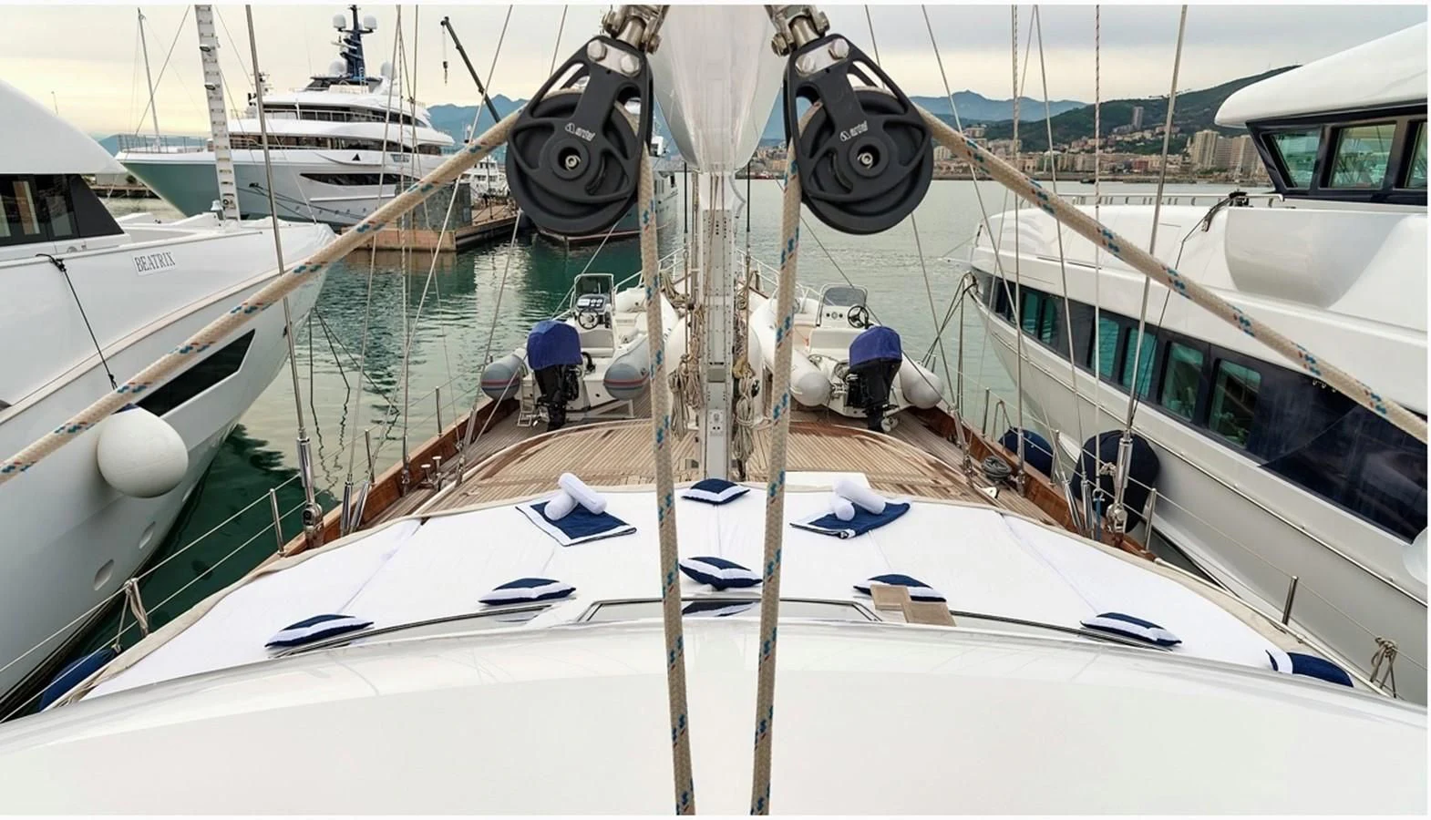 a boat with a propeller aboard TAMARITA Yacht for Sale
