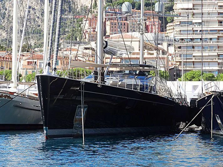 a group of boats are parked in a harbor aboard BADIS I Yacht for Sale