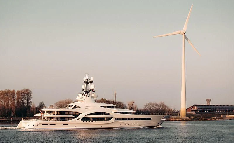 a boat on the water aboard AMBASSADOR Yacht for Sale