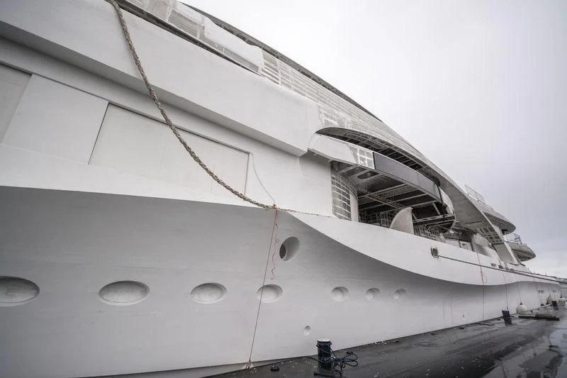 a boat on the water aboard AMBASSADOR Yacht for Sale
