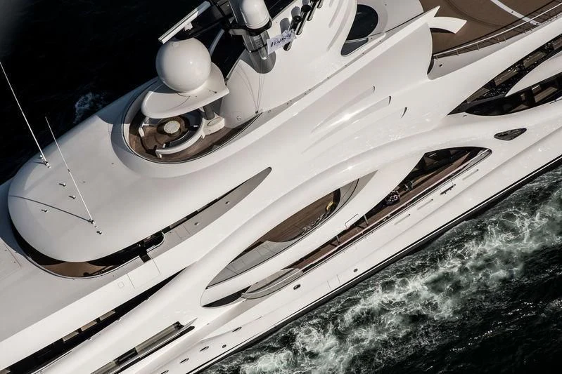 a close-up of a boat aboard AMBASSADOR Yacht for Sale