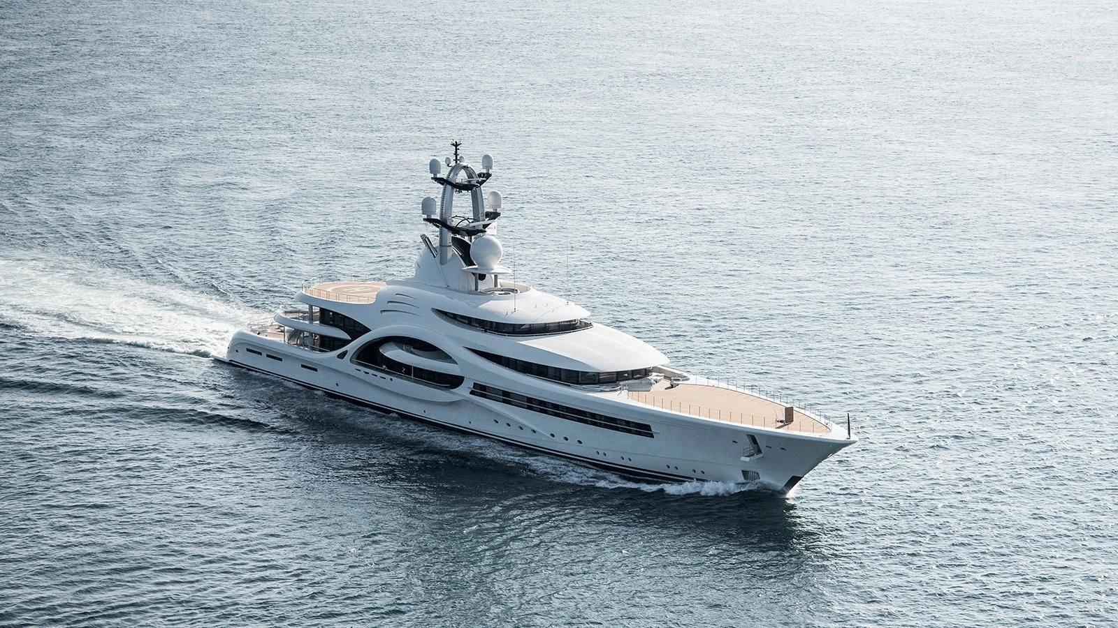 a boat in the water aboard AMBASSADOR Yacht for Sale