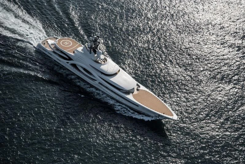 a person on a jet ski aboard AMBASSADOR Yacht for Sale