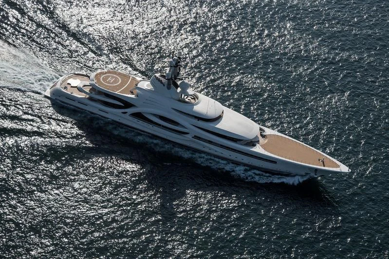 a boat on the water aboard AMBASSADOR Yacht for Sale