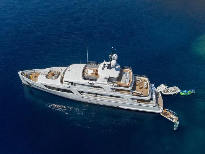 a ship in the water aboard BOJI Yacht for Sale
