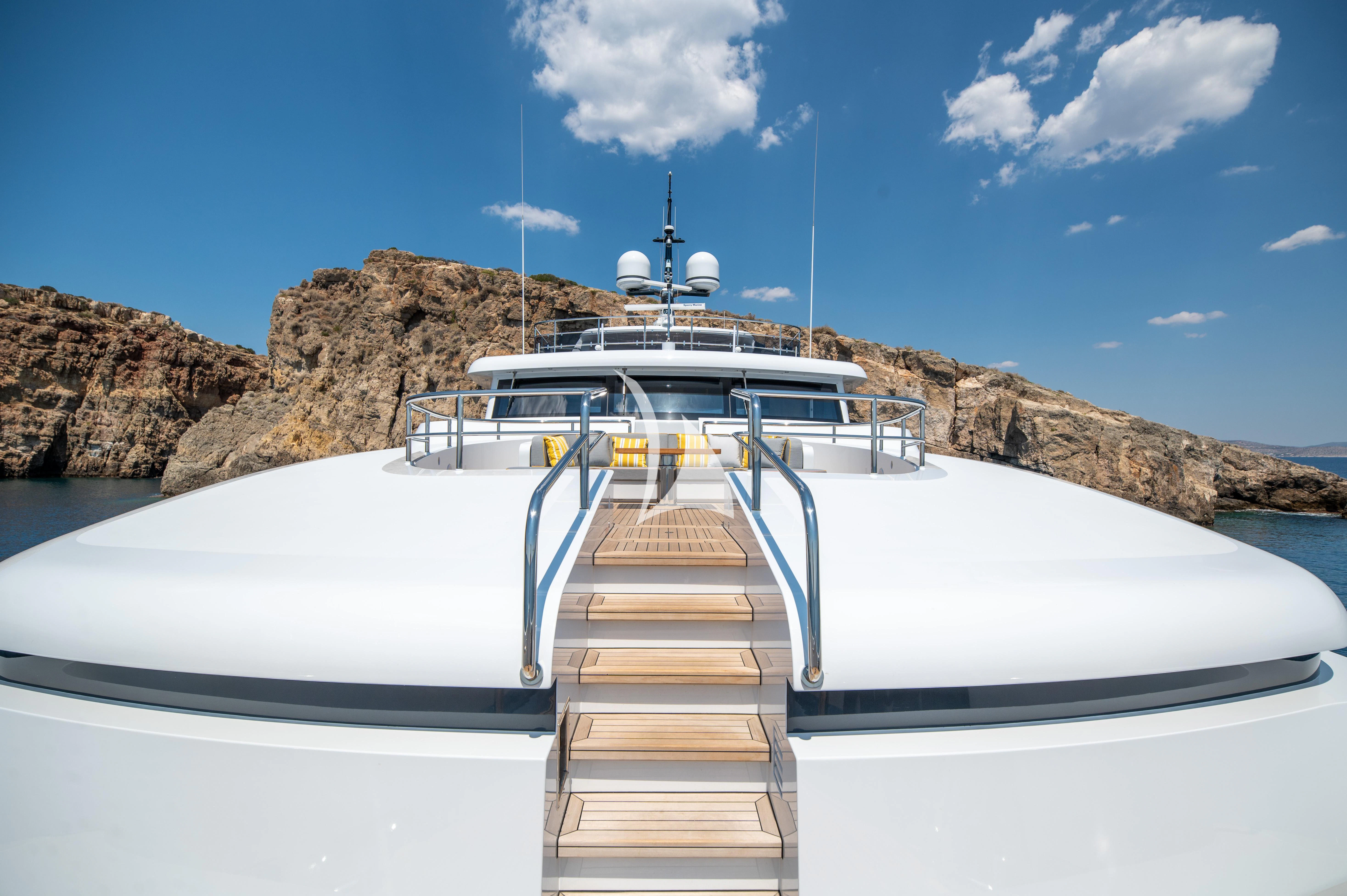 a boat on a body of water aboard BOJI Yacht for Sale