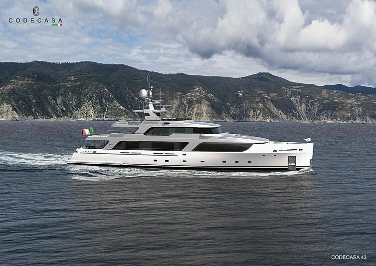a boat on the water aboard BOJI Yacht for Sale