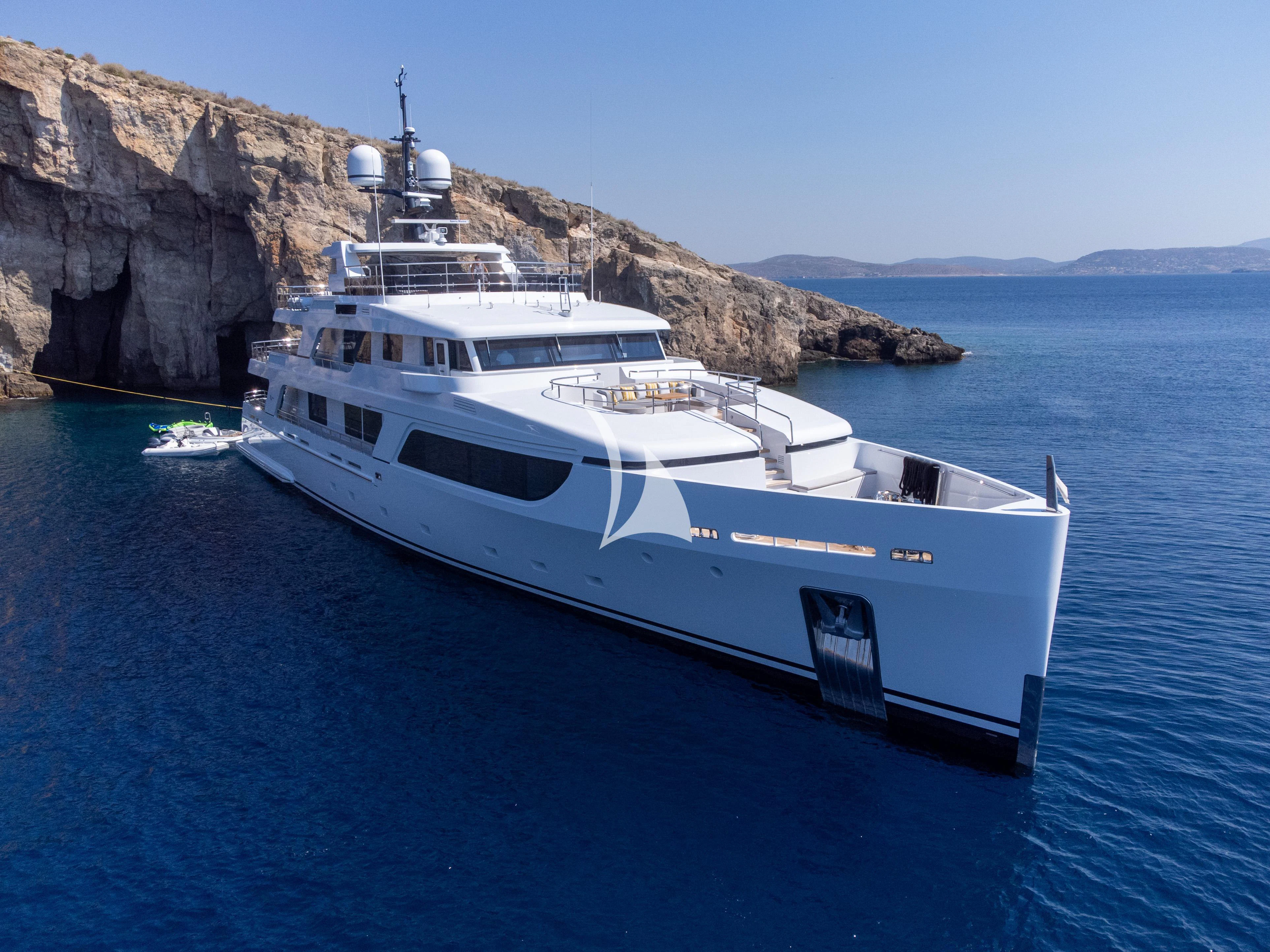 a boat in the water aboard BOJI Yacht for Sale